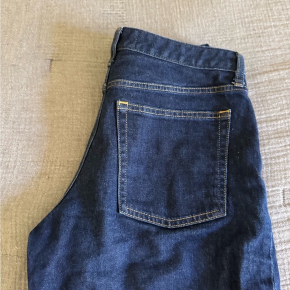 Everlane Women's Dark Blue Flare Jeans - Picture 5 of 5